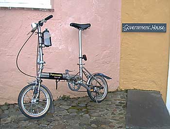 panasonic titanium folding bike